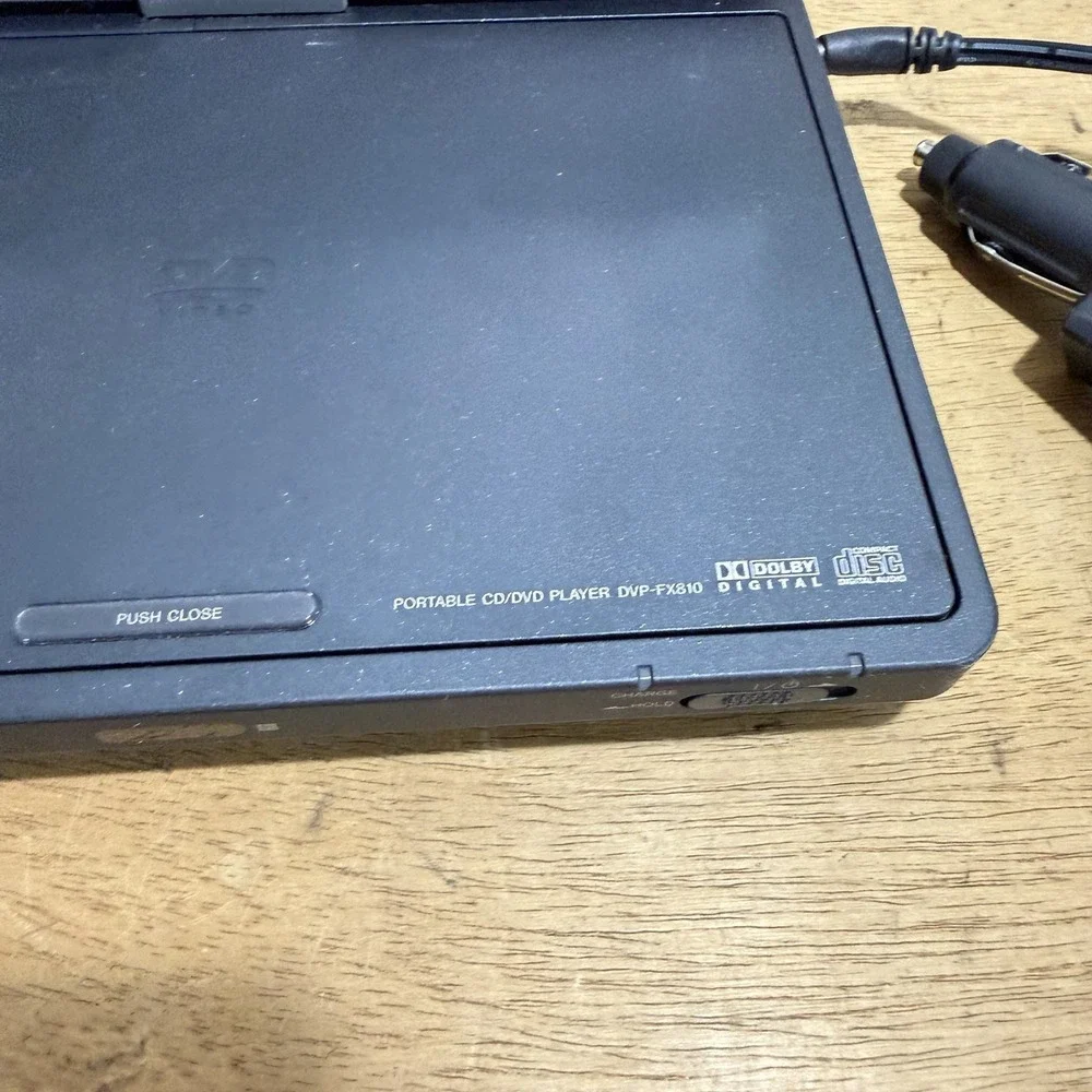 Sony DVP-FX810 8in Portable Swivel Screen DVD CD Player Black DVPFX810